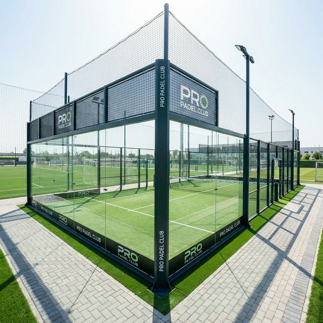 Cancha de pádel modelo Single individual profesional - Elite Padel